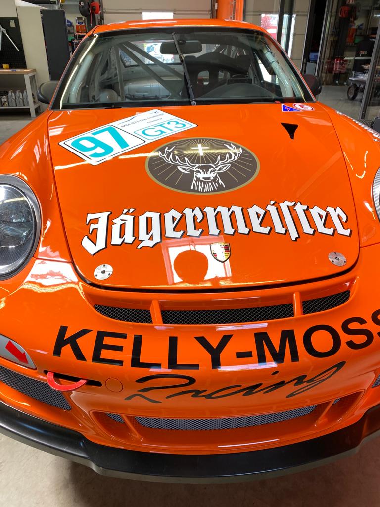 Color reference and logo application on the vehicle